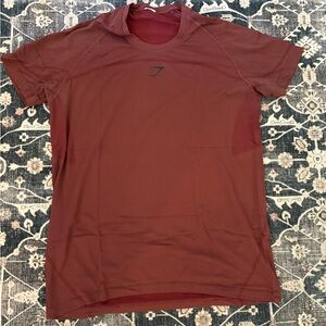 Gymshark Maroon Short Sleeve Tee